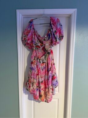 Vibrant Floral Mini Dress